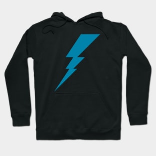 Lightning Bolt geometric Blue Symbol Hoodie